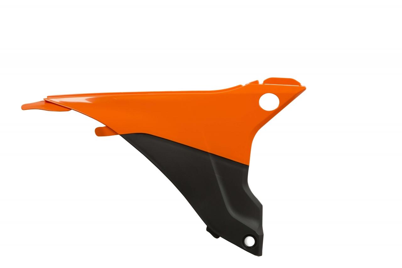 0017202.209 - Acerbis Air Box Cover - Various KTM EXC & EXC-F 2014-16 - Orange/ Black