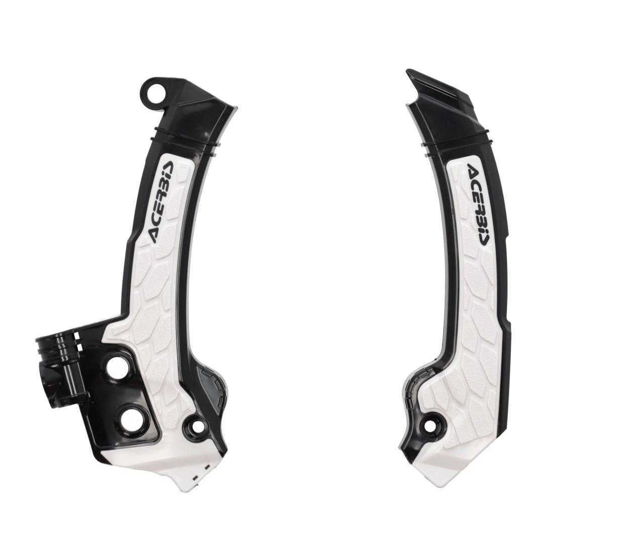 0025337.315 - Acerbis X-Grip Frame Guards - Husqvarna TC 125/250 & FC 250/350/450 2023-2025 - Black/White
