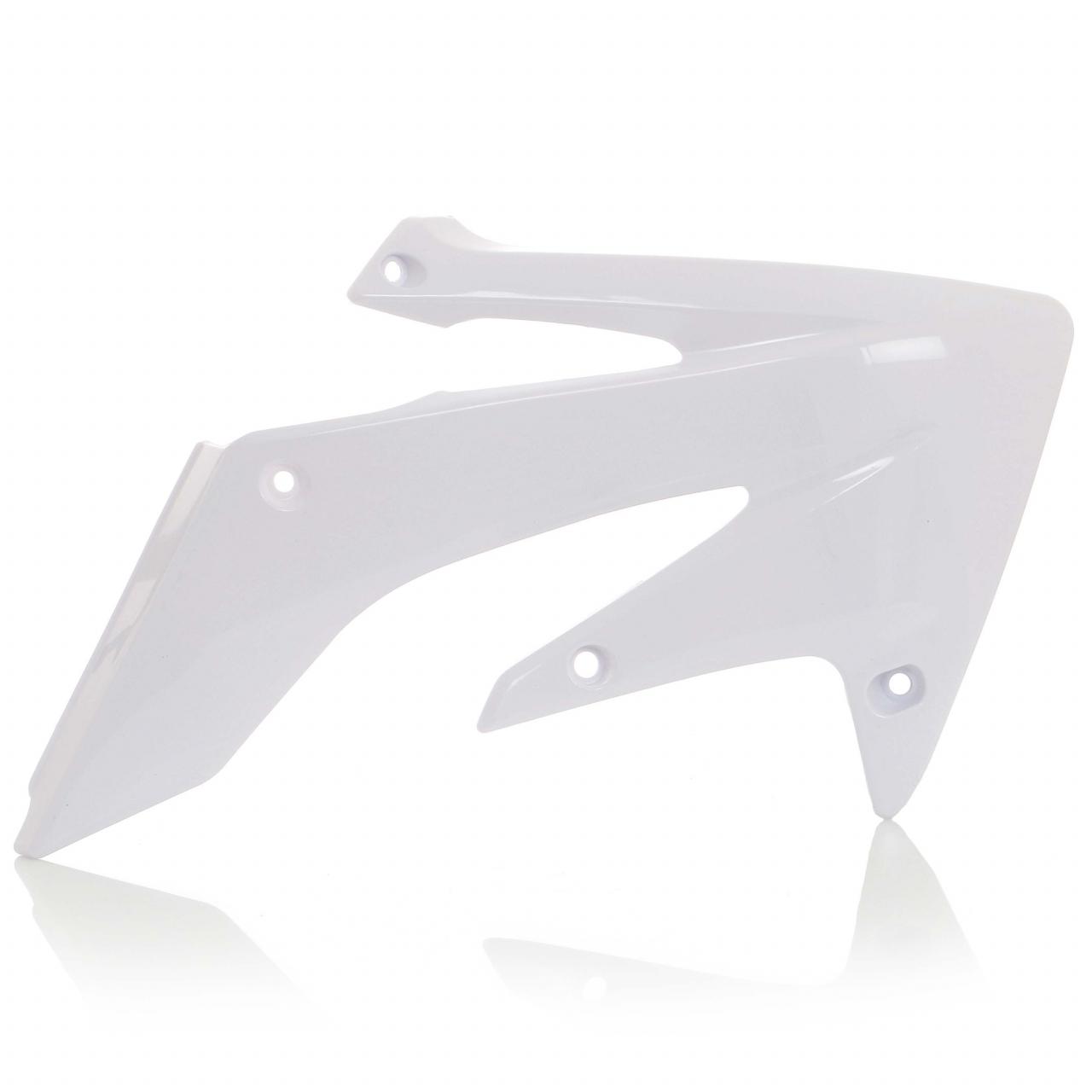 Acerbis White 0007668.030 - Radiator Scoops - Honda Crf250x 2004-18 Crf250r 2004-09