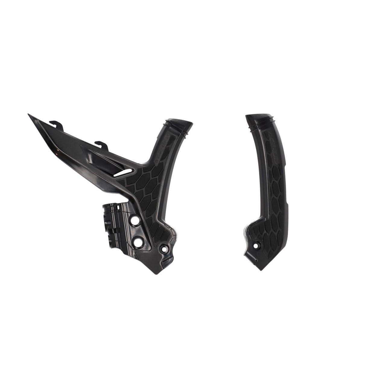 Acerbis Black 0025245.321 - X-Grip Frame Guards - Ktm Sx 125/250/300 & Sxf 250/350/450 2023-2025