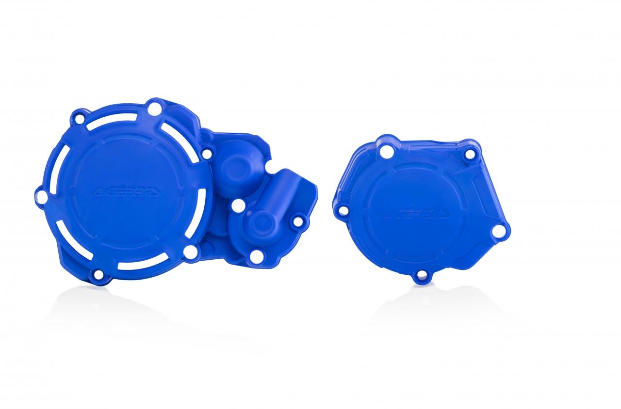 Acerbis X-Power Engine Covers Kit - Yamaha YZ250 2005-2025 - Blue