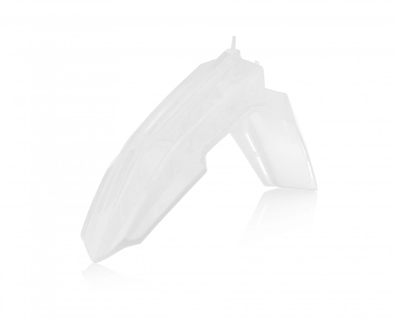 Acerbis White 0023058.030 - Front Fender - Suzuki Rmz250 2019-2025, Rmz450 2018-2025