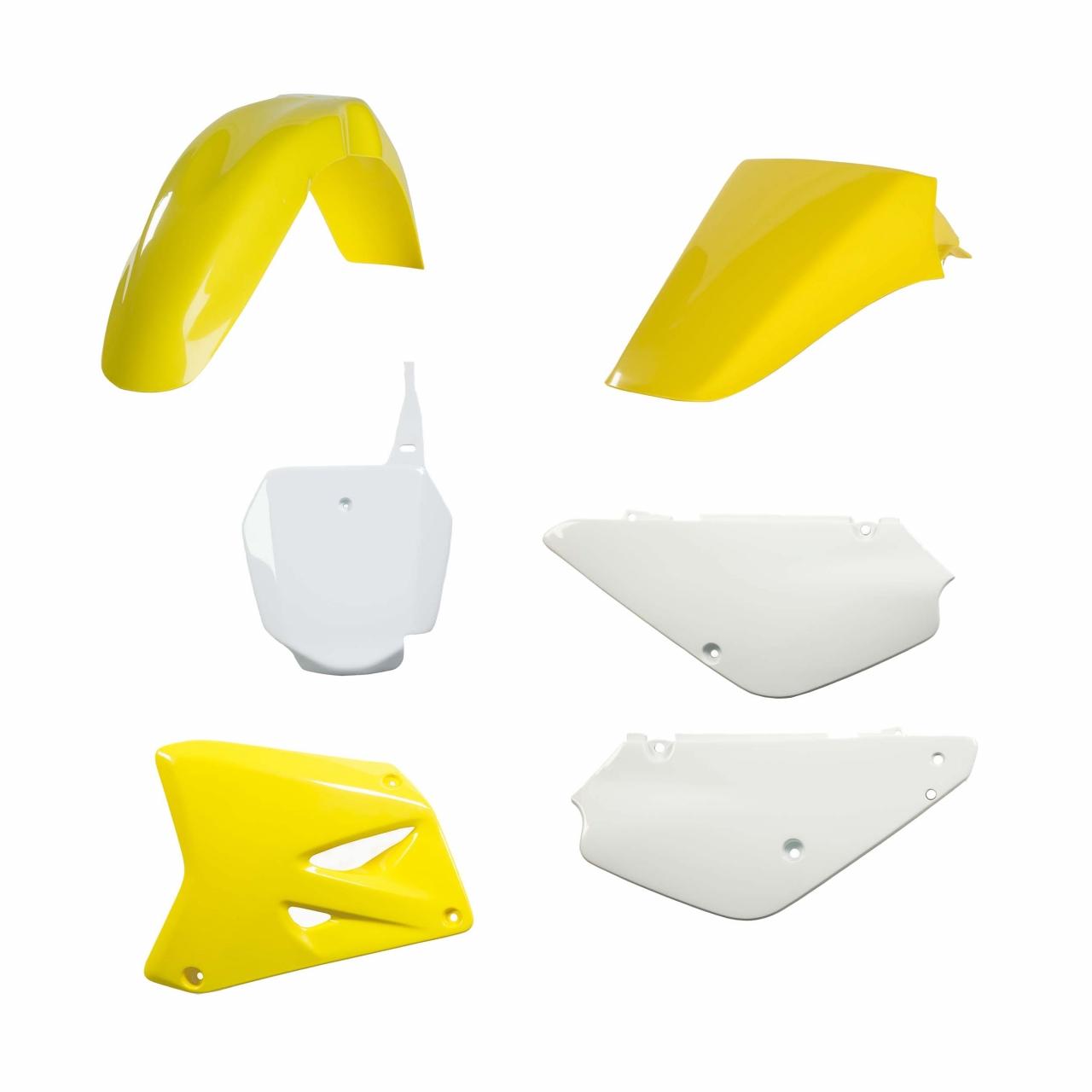 Acerbis Oem 0010232.553 - Standard Plastics Kit - Suzuki Rm85 2003-13 - (Yellow/White)