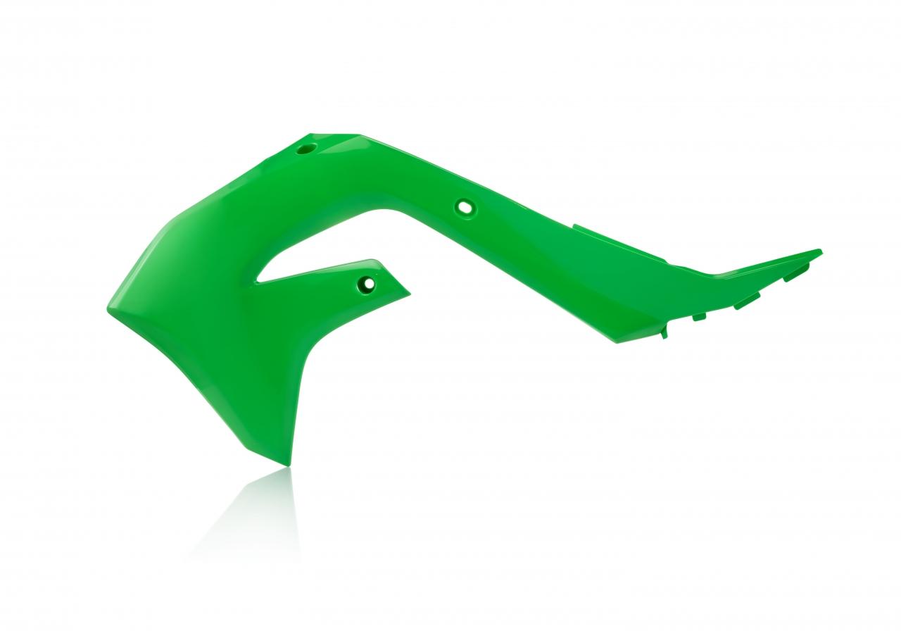 Acerbis Green 0023650.130 - Radiator Scoops - Kawasaki Kxf250 2021-23, Kxf450 2019-23