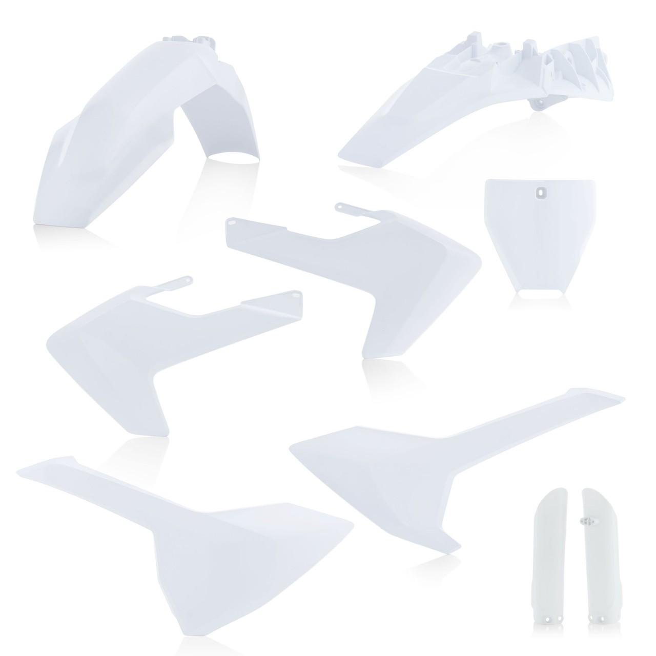 0023056.031 - Acerbis Full Plastics Kit - Husqvarna TC85 2018-2024 - Off White