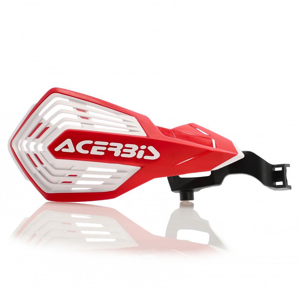 0024658.343 - Acerbis K-Future Hand Guards - Gas Gas EC 250/300 2024-2025 - Red/ White