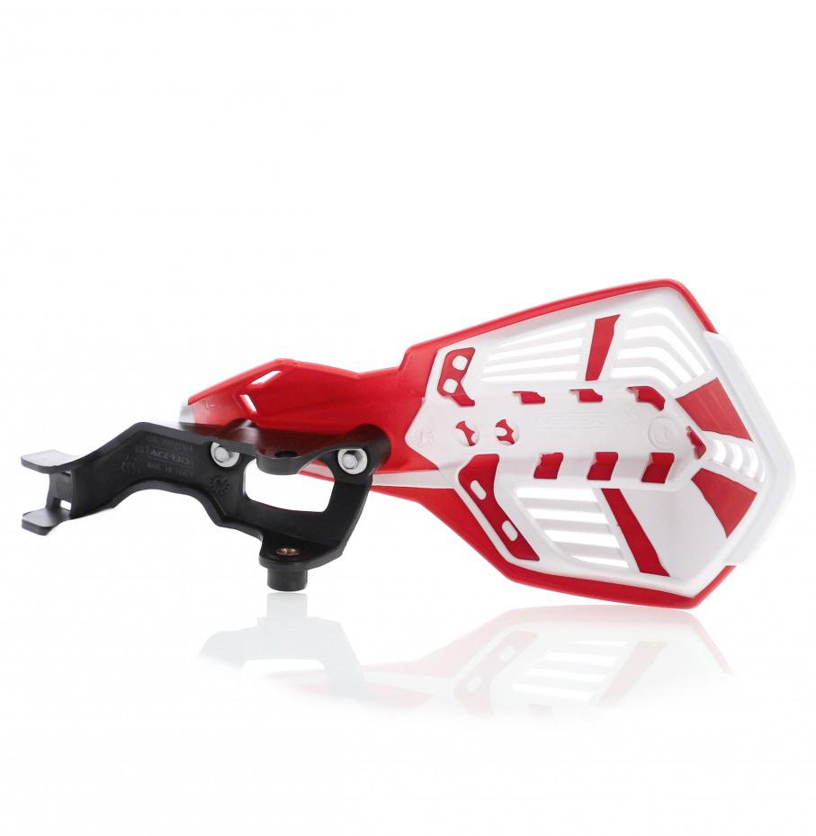 0024658.343 - Acerbis K-Future Hand Guards - Gas Gas EC 250/300 2024-2025 - Red/ White image 2