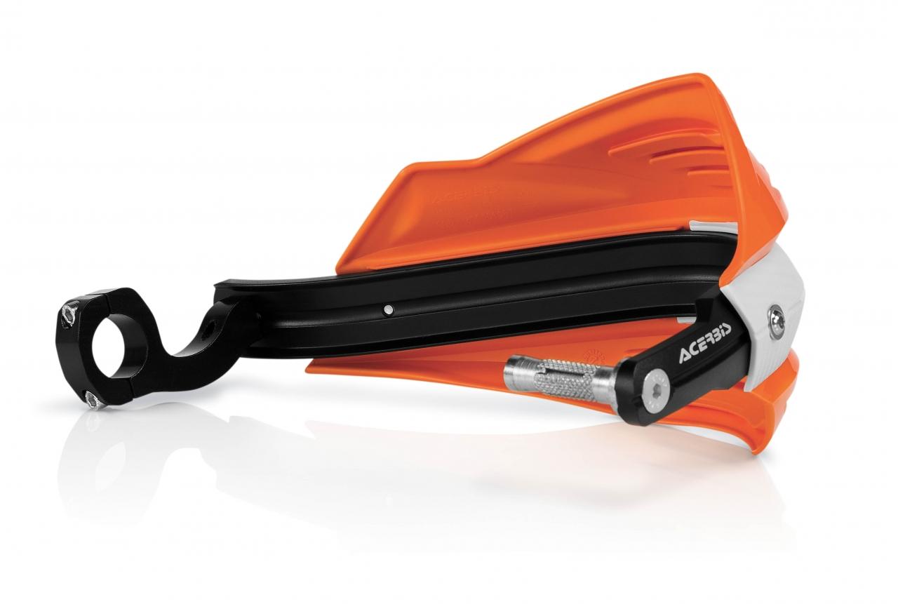 0017557.011 - Acerbis X-Factor Hand Guards - Orange/White image 2