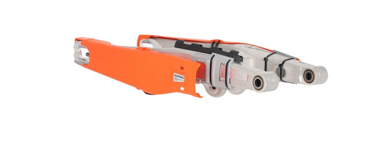 0024875.215 - Acerbis Teket Magnetic Swingarm Protectors - KTM/ Gas Gas/ Husqvarna - Orange