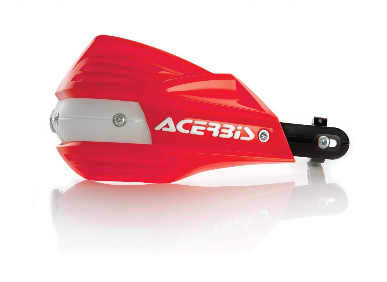 0017557.343 - Acerbis X-Factor Hand Guards - Red/ White