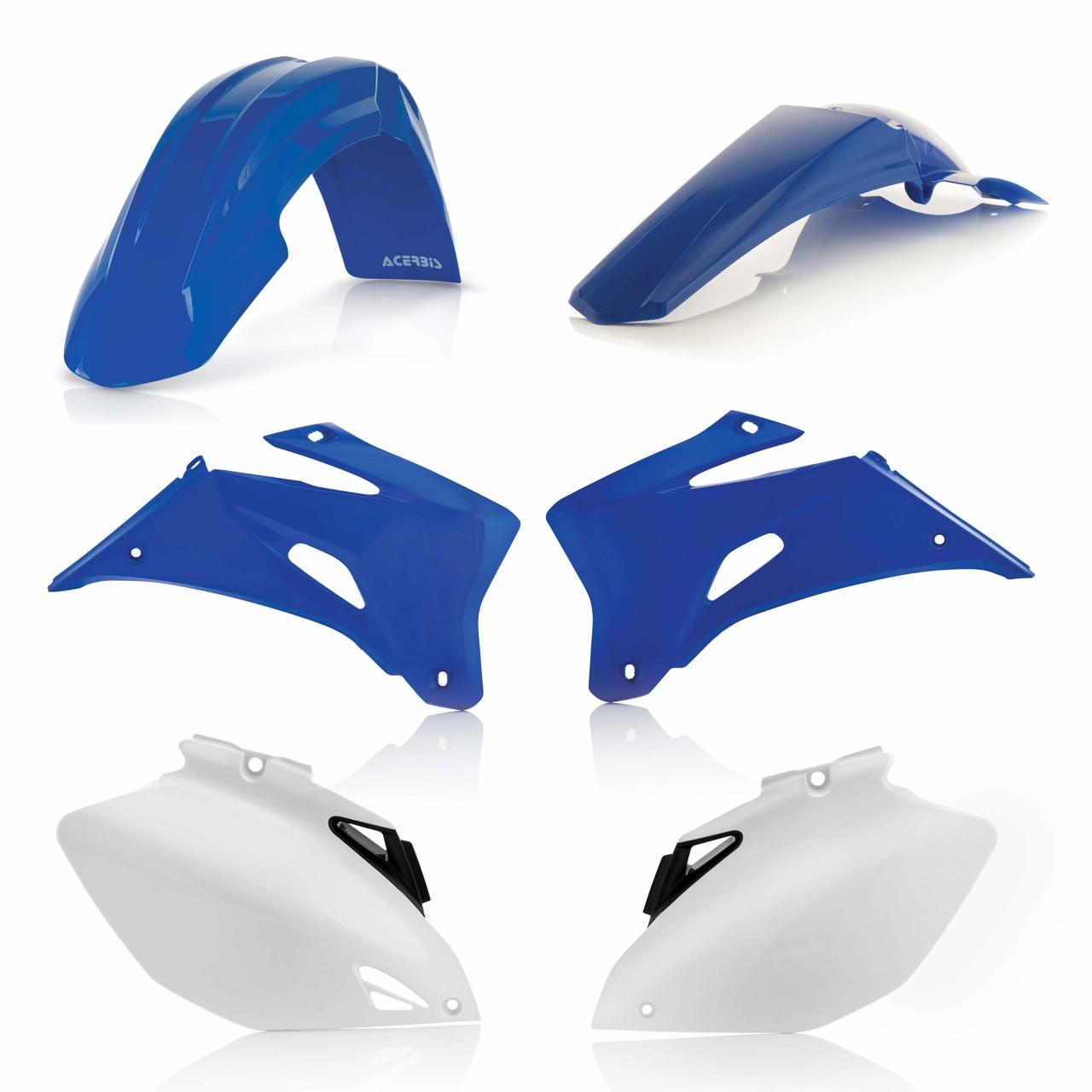 0009140.553 - Acerbis Standard Plastics Kit - Yamaha YZF 250/450 2006-09 - OEM (Blue/White)