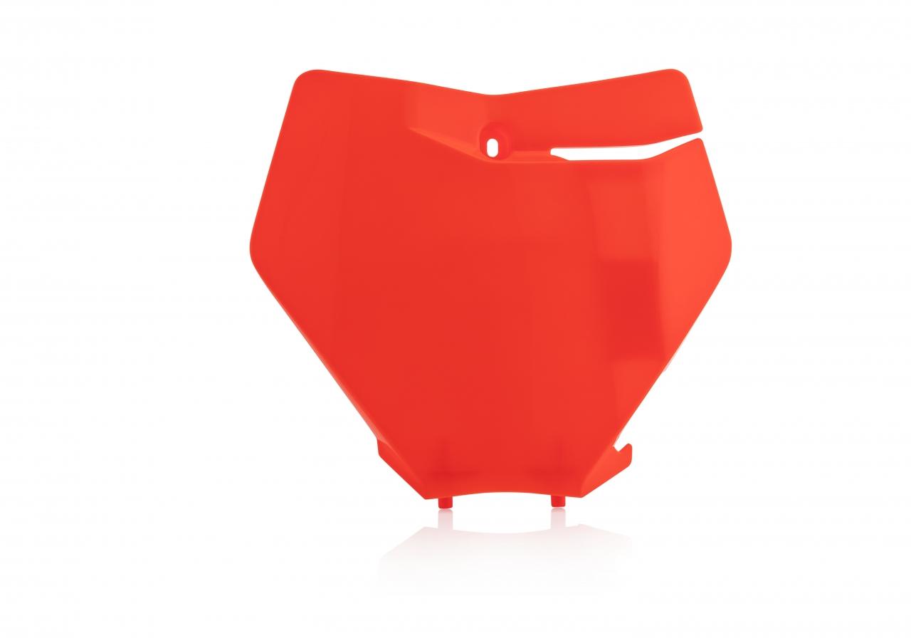 Acerbis Orange 0023496.014 - Front Number Board - Ktm Sx125/250 & Sxf 250/350/450 2019-22 - Fluro