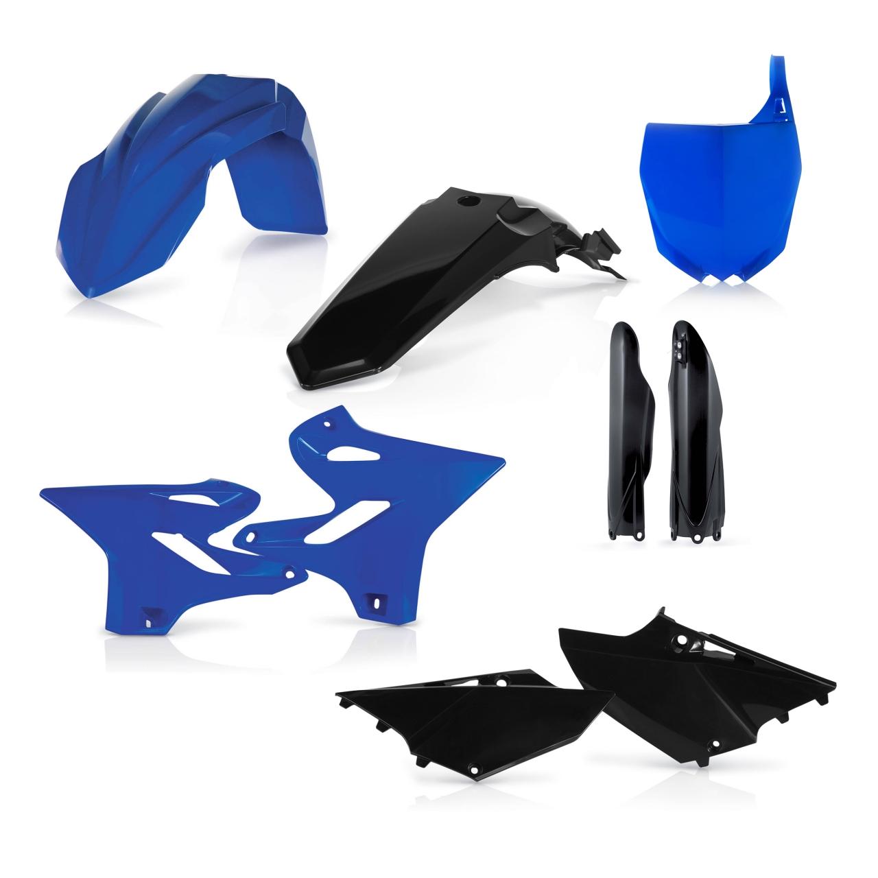 0017875.316 - Acerbis Full Plastics Kit - Yamaha YZ 125/250 & WR 125/250 2015-21 - Blue/ Black