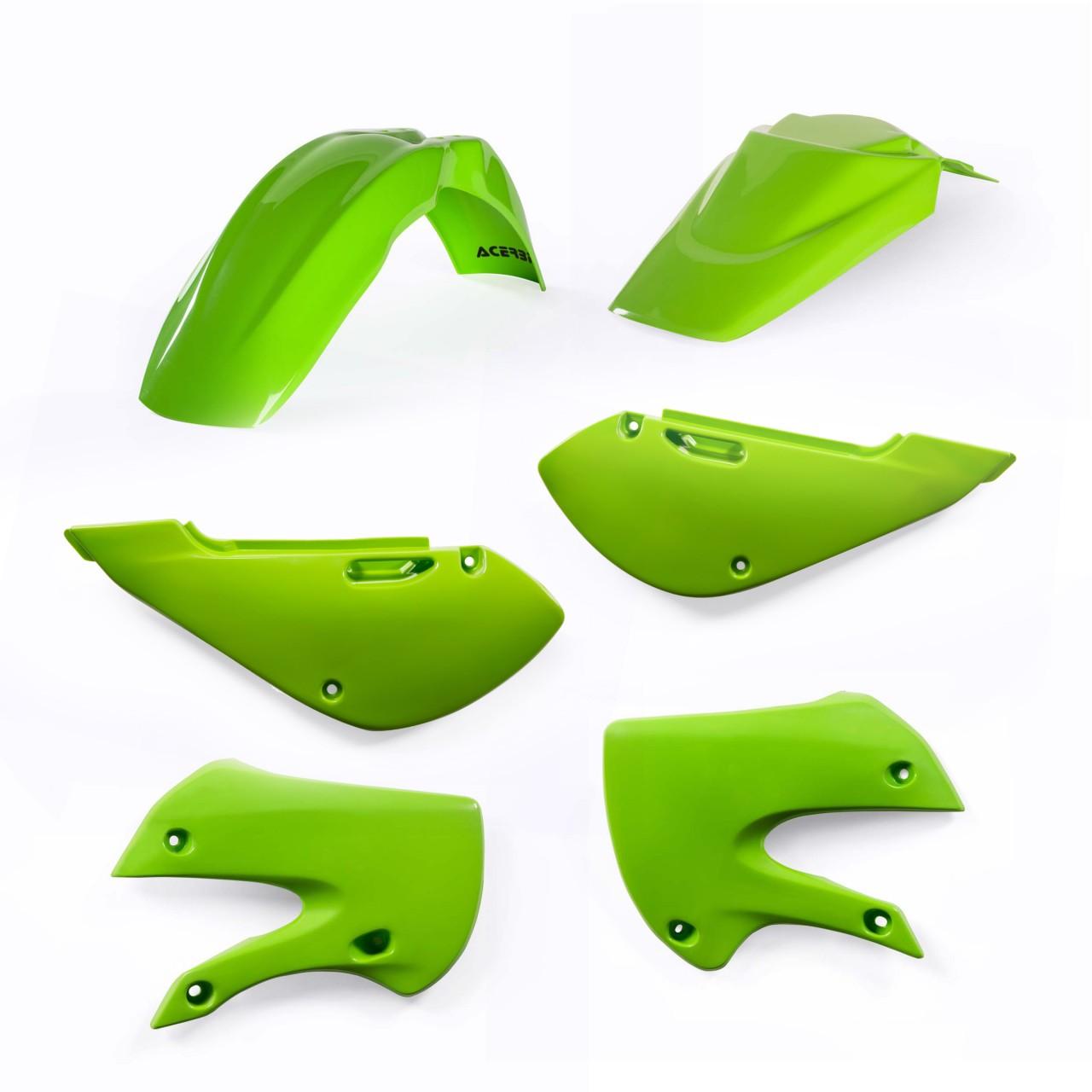 0007594.553.020 - Acerbis Standard Plastics Kit - Kawasaki KX65 2000-2024 - OEM '20 (Green)