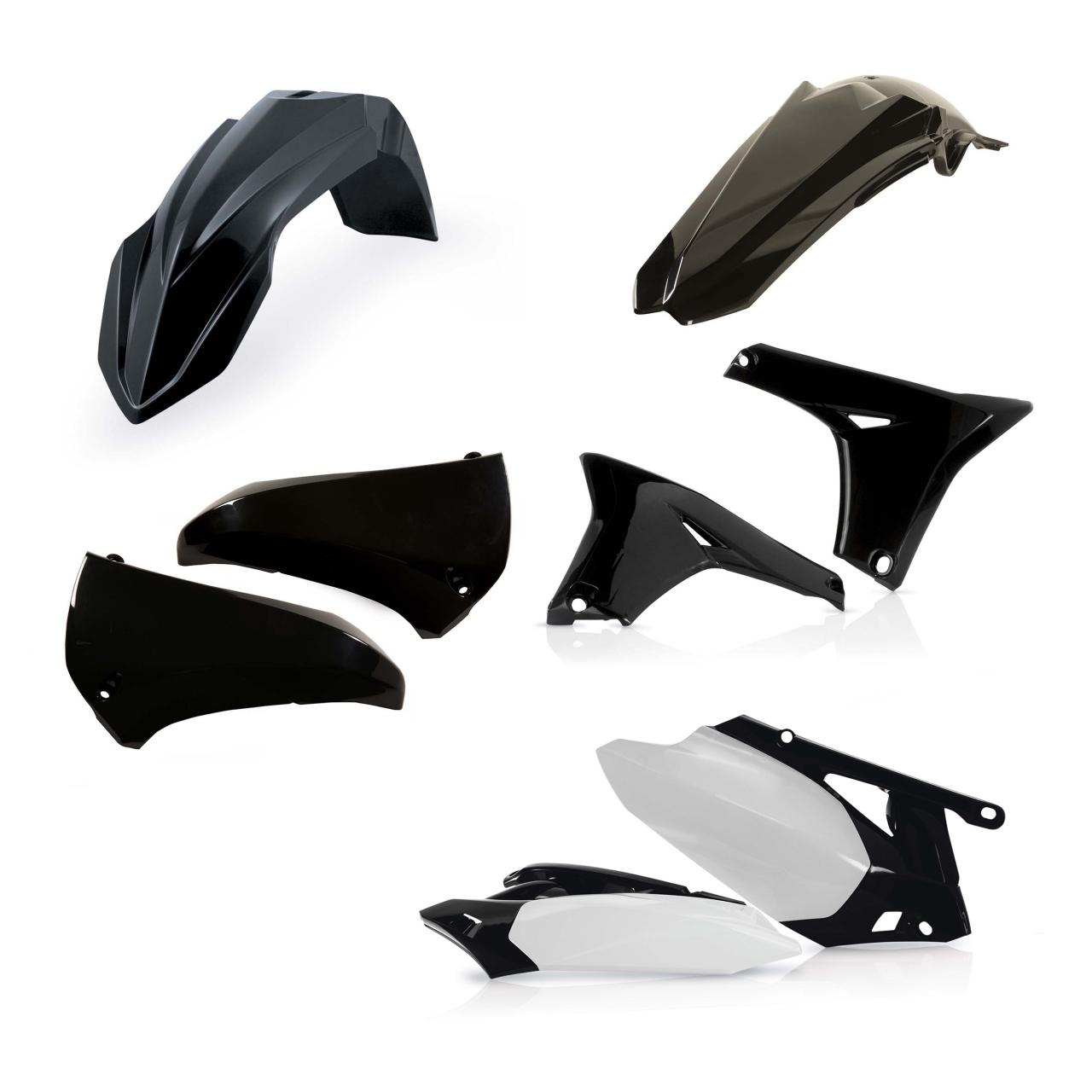 0013774.090 - Acerbis Standard Plastics Kit - Yamaha YZF450 2010-13 - Black