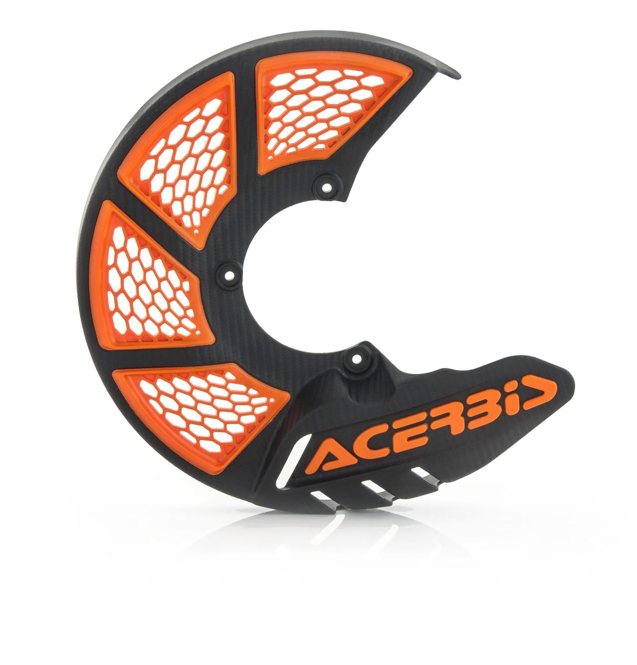 0021846.313 - Acerbis X-Brake 2.0 Front Vented Disc Cover - Black/ Orange