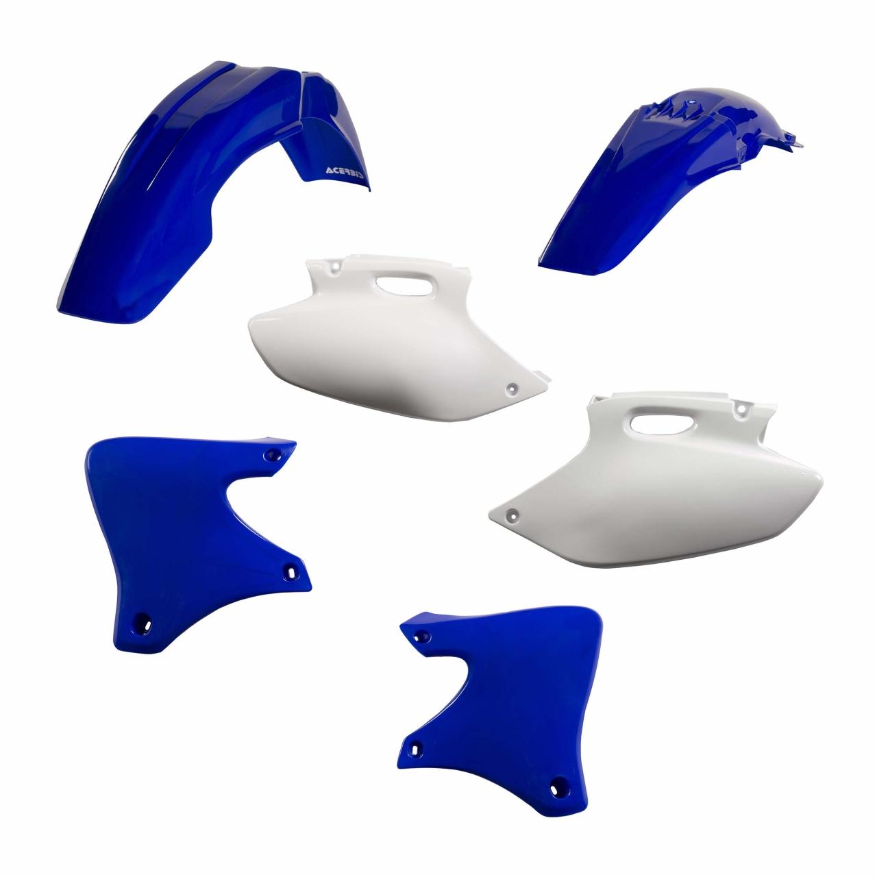 0007568.553.098 - Acerbis Standard Plastics Kit - Yamaha YZF400 1998-99 - OEM '98 (Blue/White)