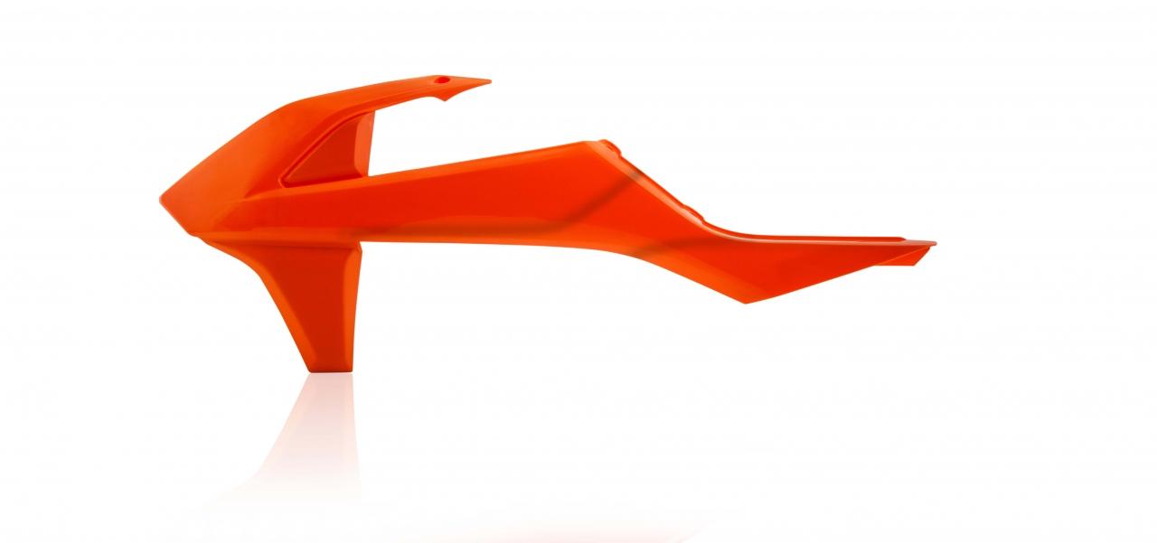 0021745.011.016 - Acerbis Radiator Scoops - KTM SX/SXF 125/250/350/450 2016-18, EXC 2017-19 - Orange image 2