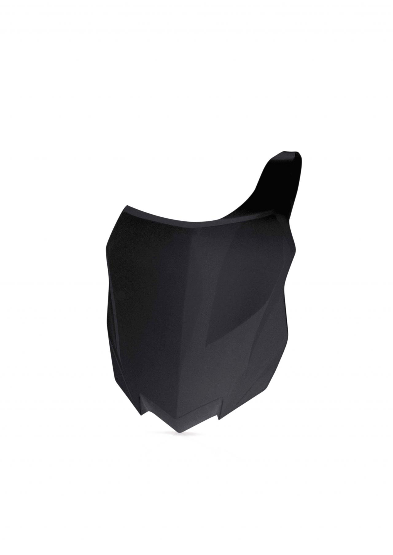 Acerbis Black 0016881.090 - Front Number Board - Kawasaki Kxf250 2013-16, Kxf450 2013-15