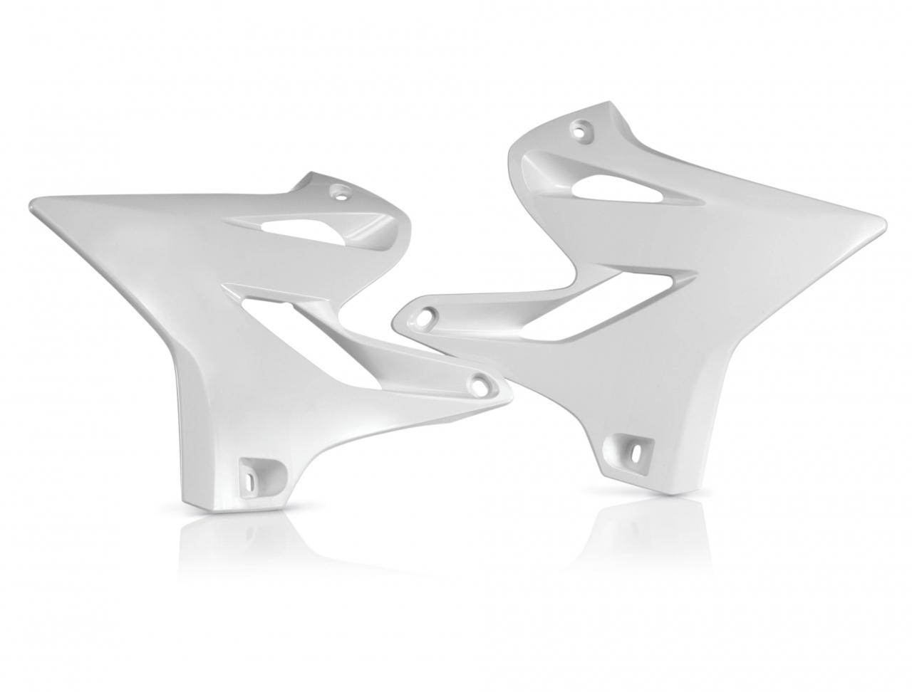 Acerbis White 0017871.030 - Radiator Scoops - Yamaha Yz 125/250 2015-21, Wr 125/250 2015-21