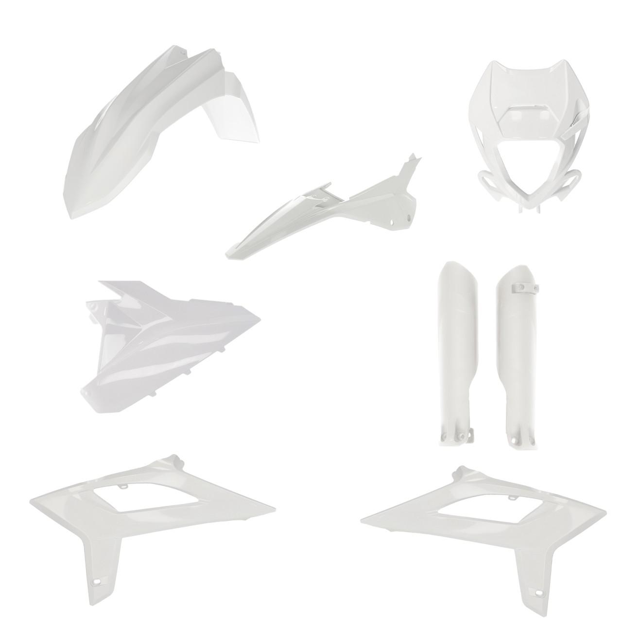 0025461.030 - Acerbis Full Plastics Kit - Beta RR 125/200/250/300/350/390/430/480 2023-2024 - White