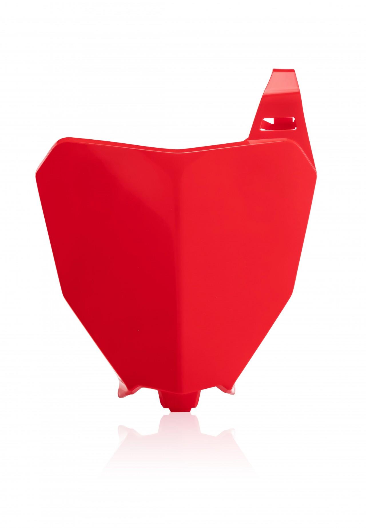 Acerbis Red 0023964.110 - Front Number Board - Honda Crf250r 2019-21, Crf450r 2019-20