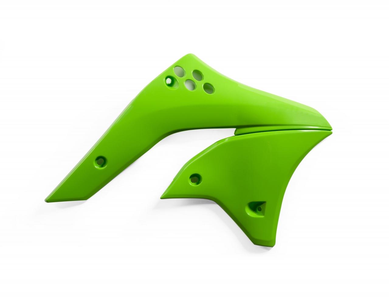 0009104.130 - Acerbis Radiator Scoops - Kawasaki KXF250 2006-08 - Green image 2