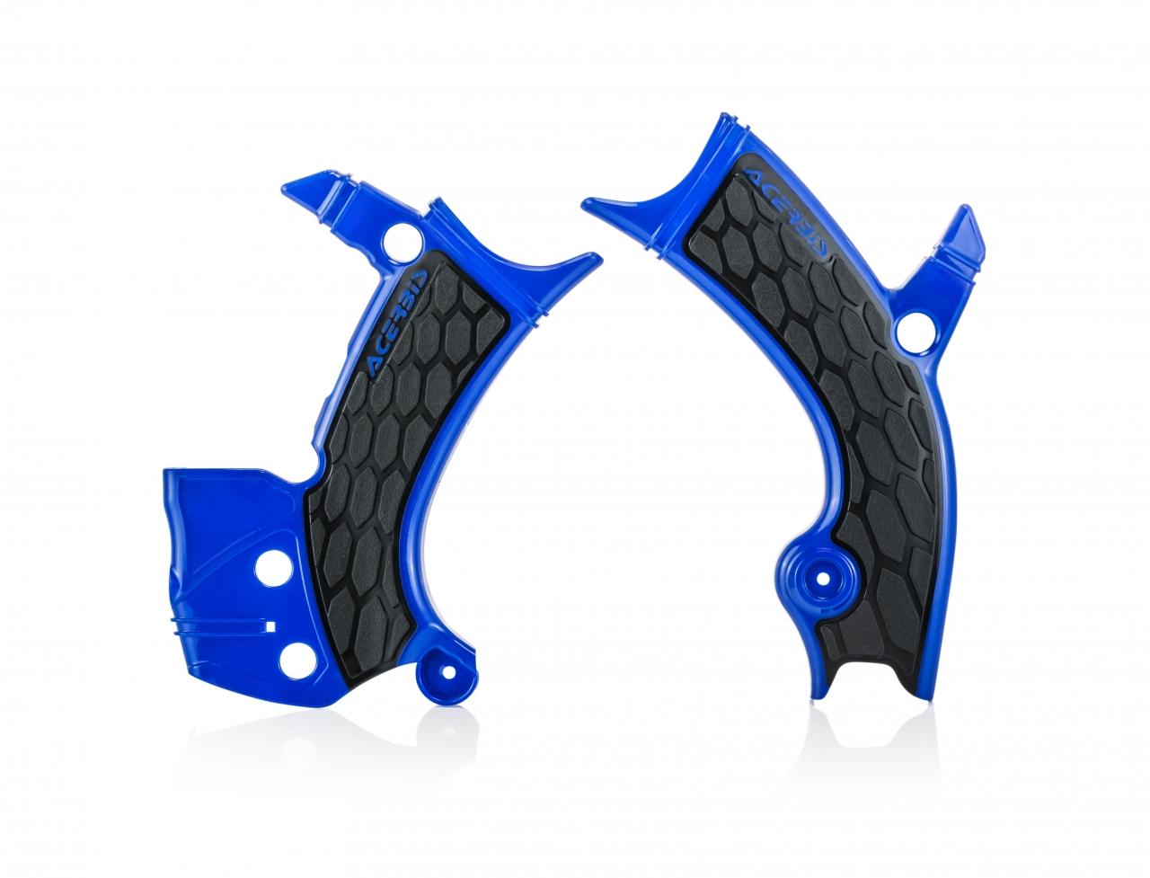 0023093.040 - Acerbis X-Grip Frame Guards - Yamaha YZF250 2019-23, YZF450 2018-22 - Blue