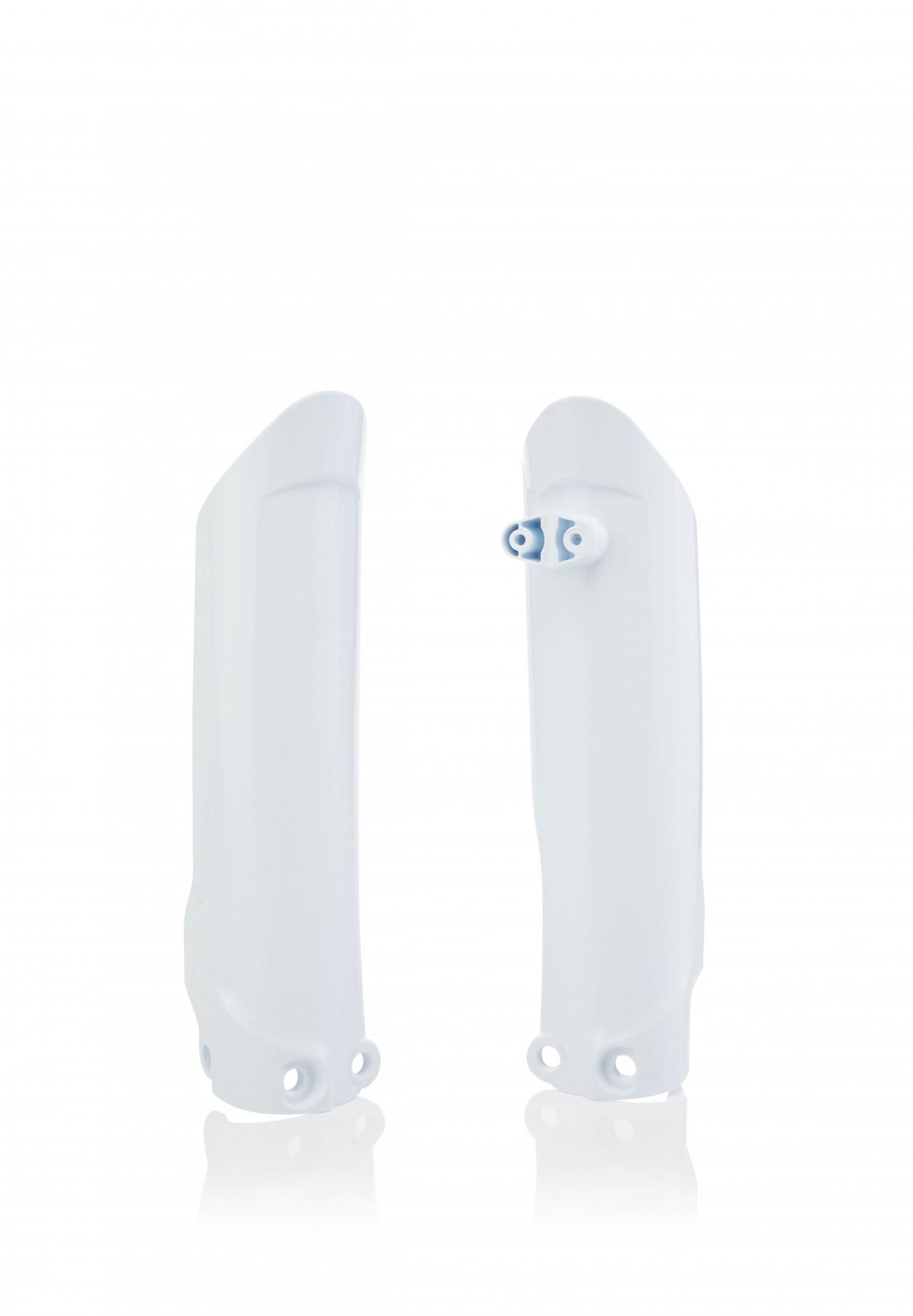 Acerbis White 2 0024044.031 - Fork Guards - Ktm Sx65 2019-23, Gas Gas Mc65 2021-23 - White