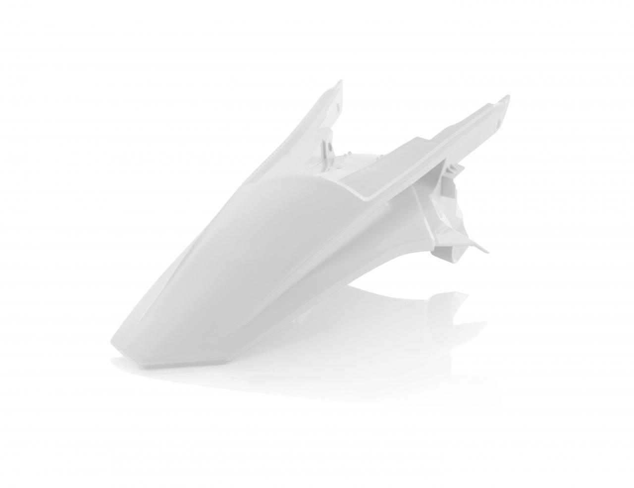 Acerbis White 0021744.030 - Rear Fender - Ktm Sx 125/150 2016-18, Sx250 2017-18, Sxf250-450 2016-18