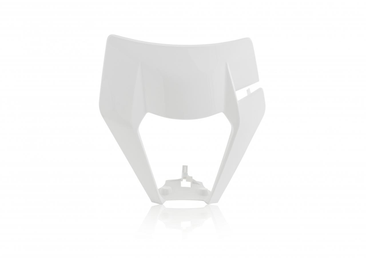 Acerbis White Headlight Surround - Ktm Exc 125/250/300, Exc-F 250/350/450 2017-19