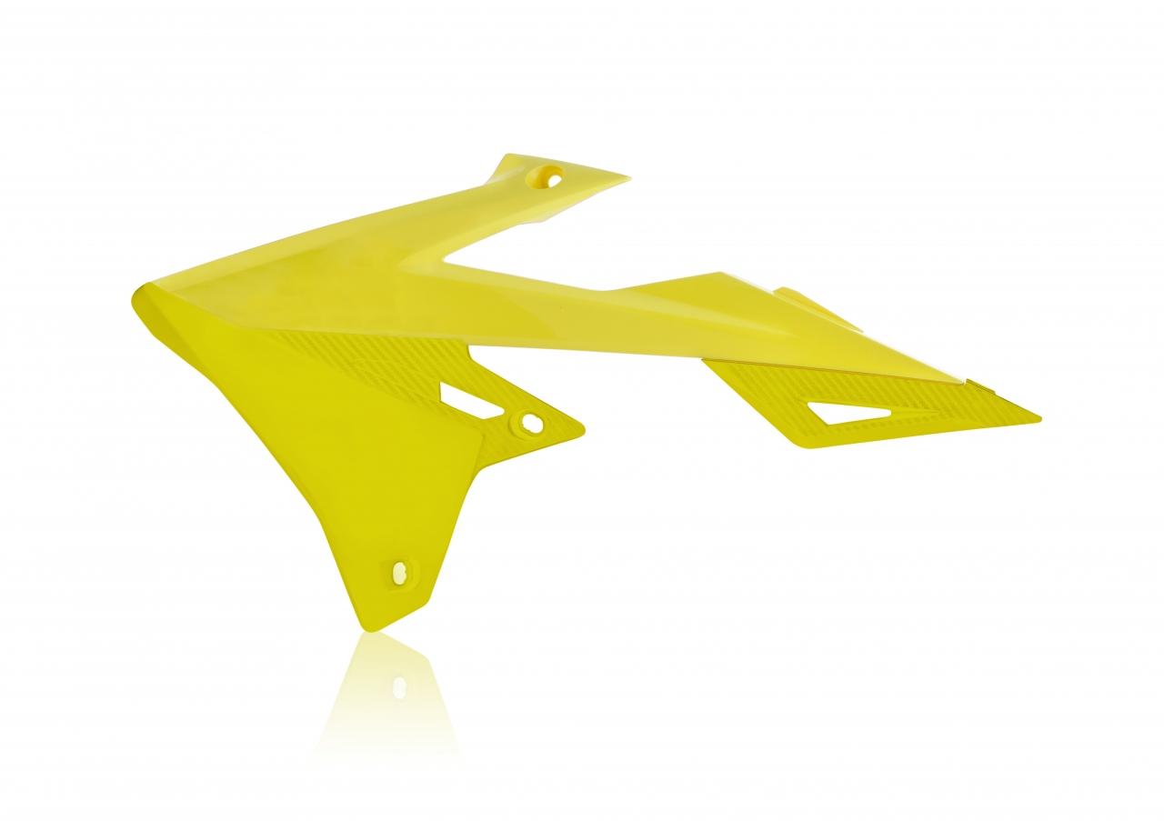 Acerbis Yellow 0023061.060 - Radiator Scoops - Suzuki Rmz250 2019-2025, Rmz450 2018-2025