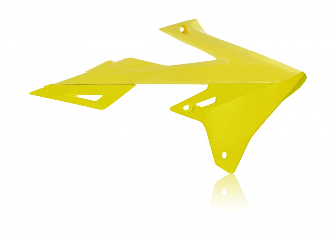 0023061.060 - Acerbis Radiator Scoops - Suzuki RMZ250 2019-2025, RMZ450 2018-2025 - Yellow image 2