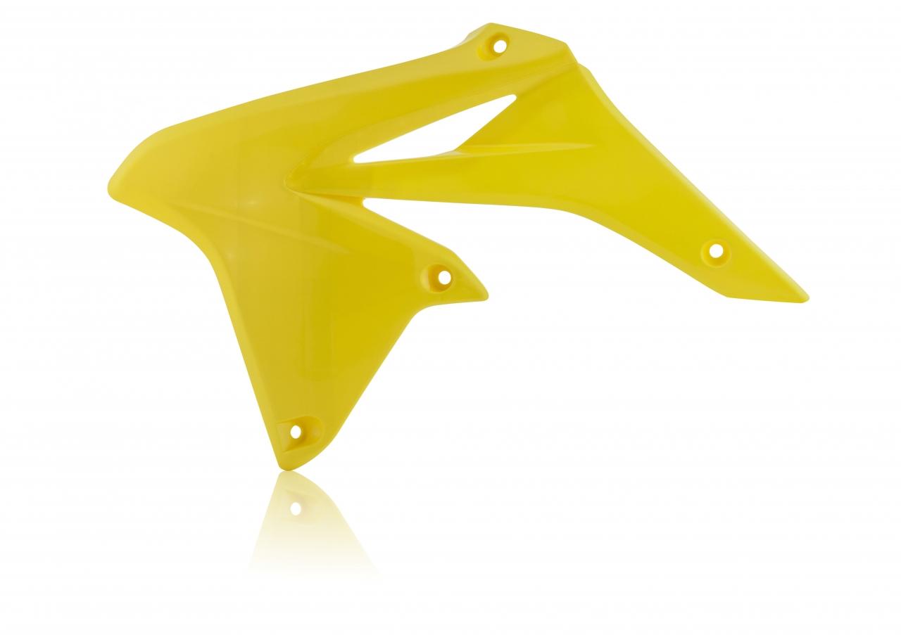 Acerbis Yellow 0013764.060 - Radiator Scoops - Suzuki Rmz250 2010-18