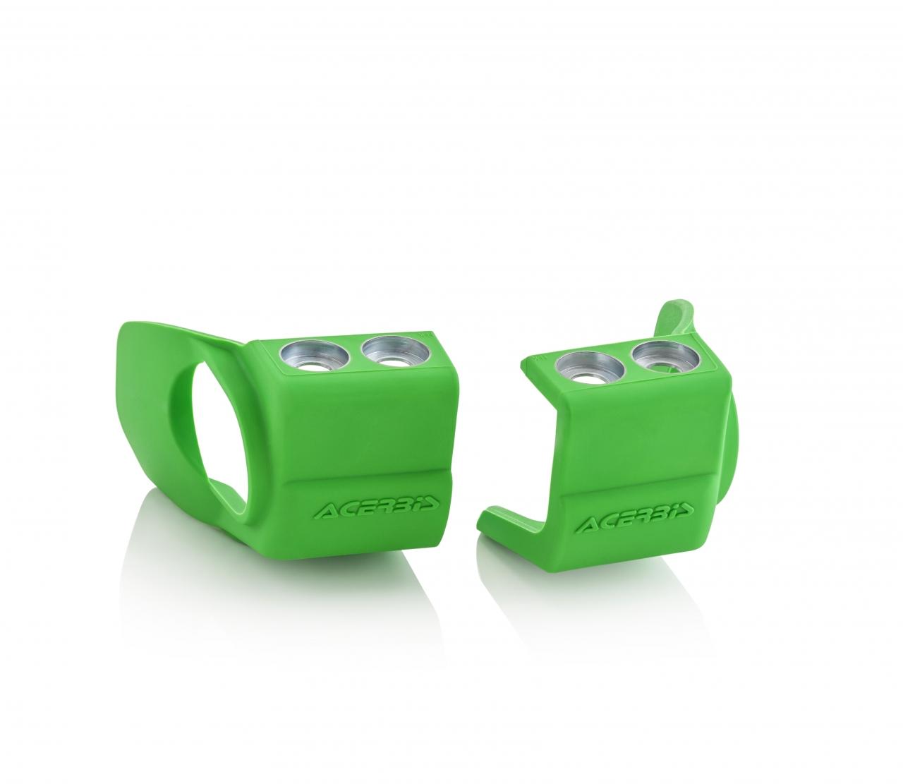 Acerbis Green Fork Shoe Covers - Beta Rr 2020-23, Honda Crf 250/450R 2009-23, Kawasaki Kxf 250/450 2009-23