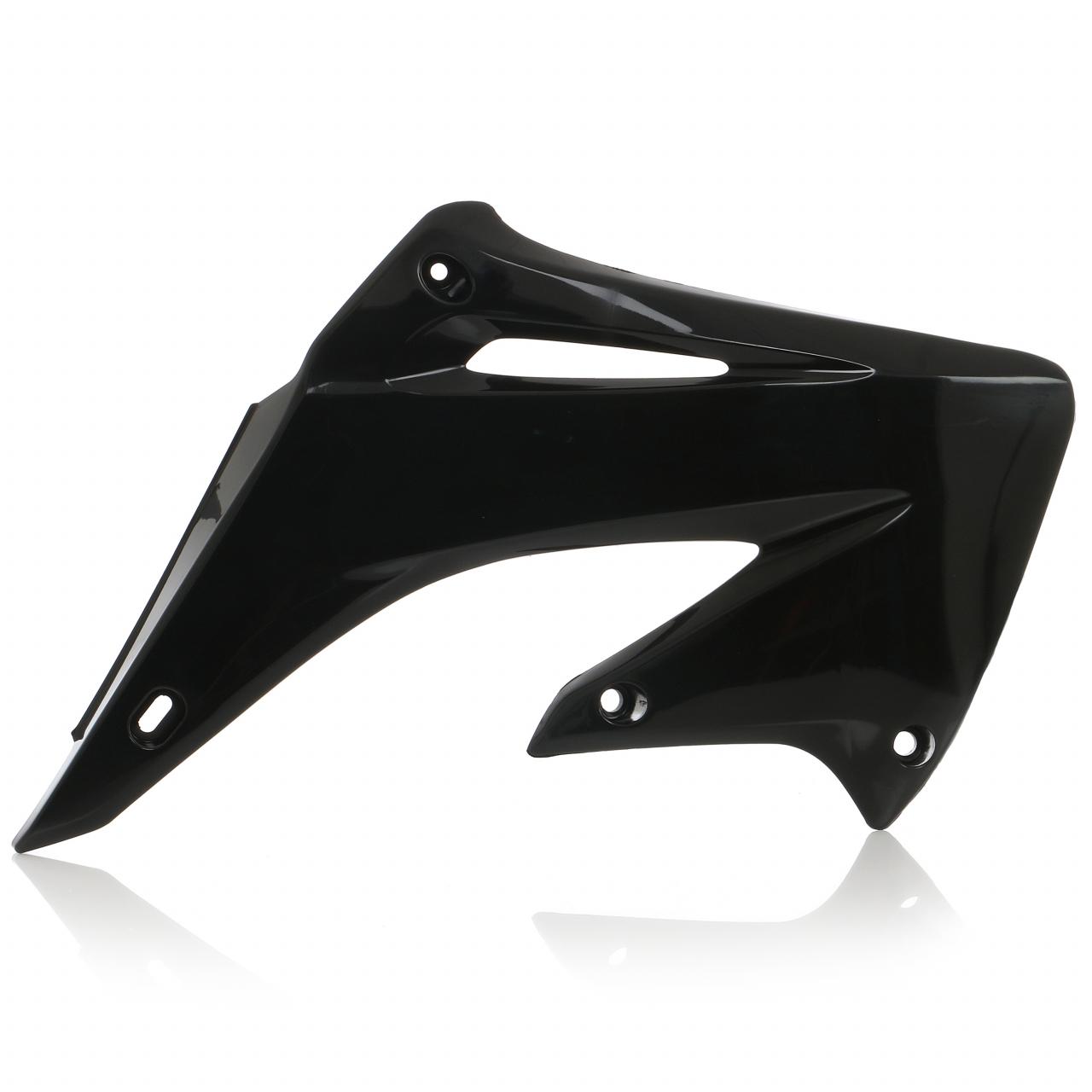 Acerbis Black 0003879.090 - Radiator Scoops - Honda Cr 125/250 2002-07