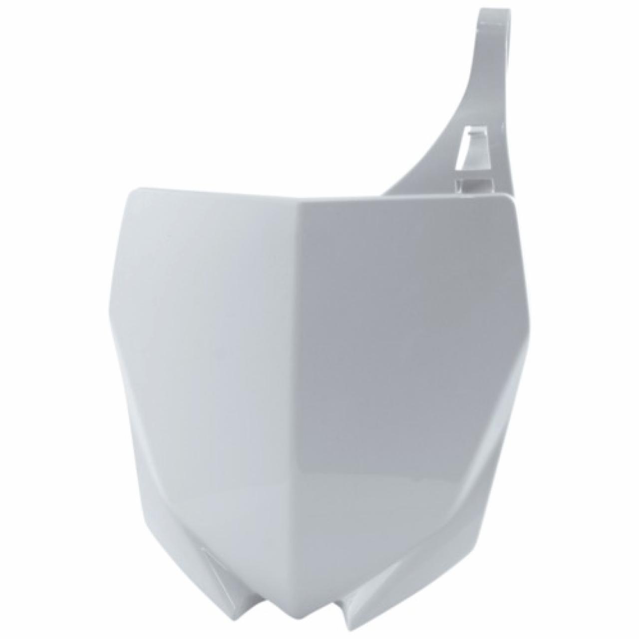 0013759.030 - Acerbis Front Number Board - Yamaha YZ 125/250 2015-21, YZF 250/450 2010-17 - White