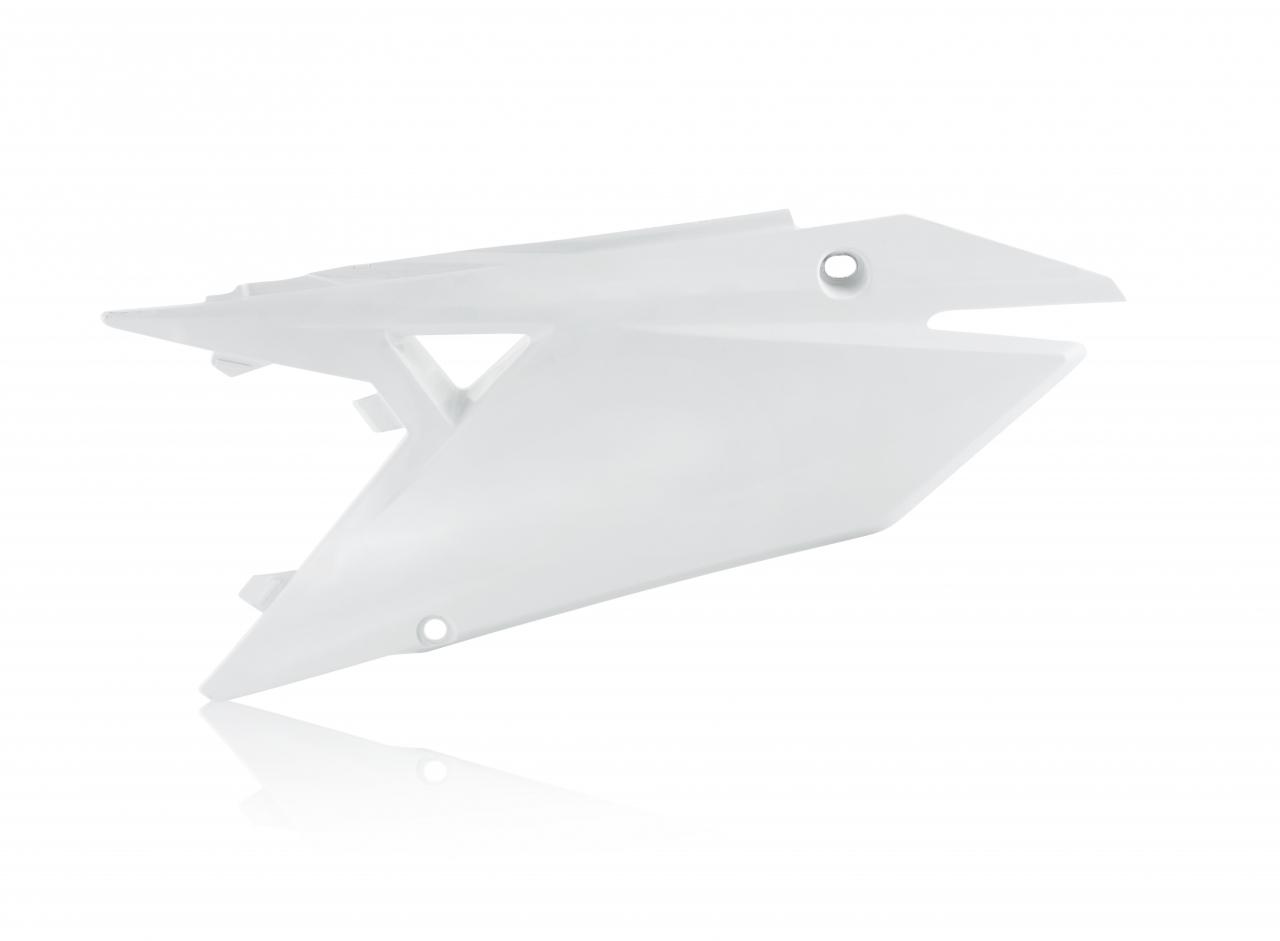 Acerbis White 0023062.030 - Side Panels - Suzuki Rmz250 2019-2025, Rmz450 2018-2025