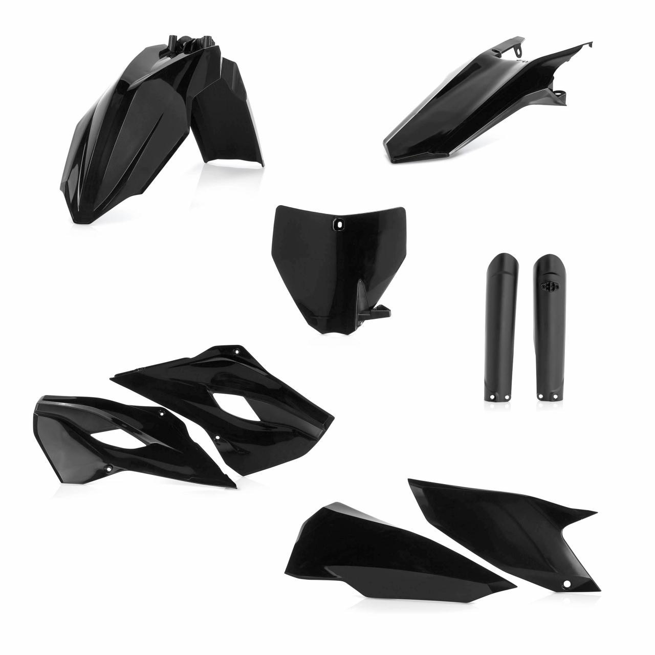 0017706.090.015 - Acerbis Full Plastics Kit - Husqvarna FC 250/350/450 2014-15 - Black '15