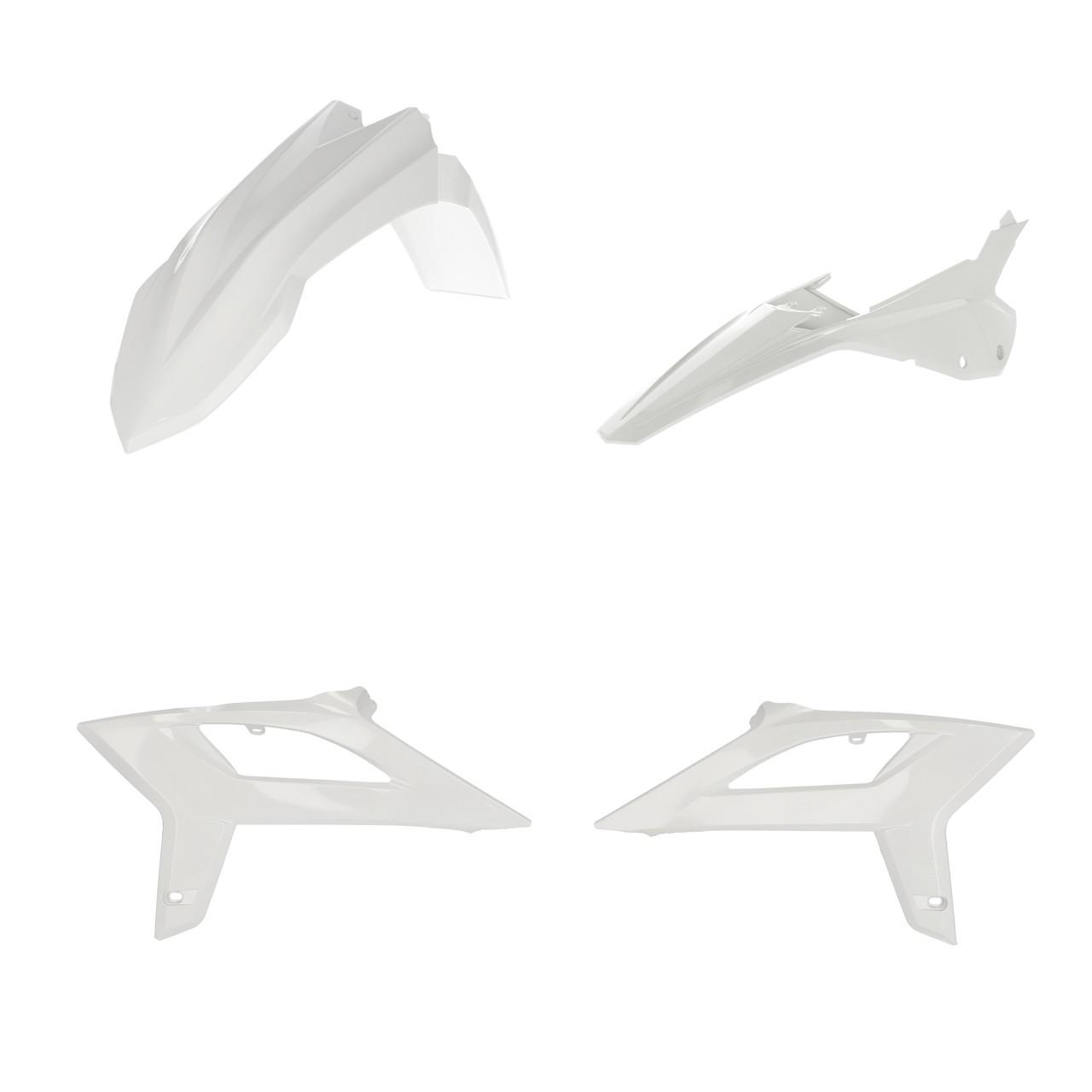 0024938.030 - Acerbis Standard Plastics Kit - Beta RR 125/200/250/350/390/430/480 2020-2022 - White