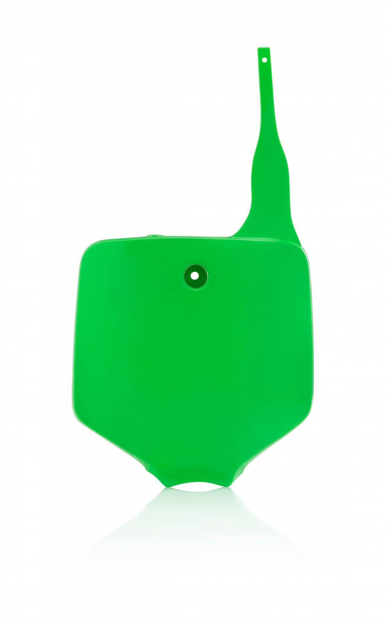 Image of 0002153.130 - Acerbis Front Number Board - Kawasaki KX65 2000-23 - Green Green 0002153.130