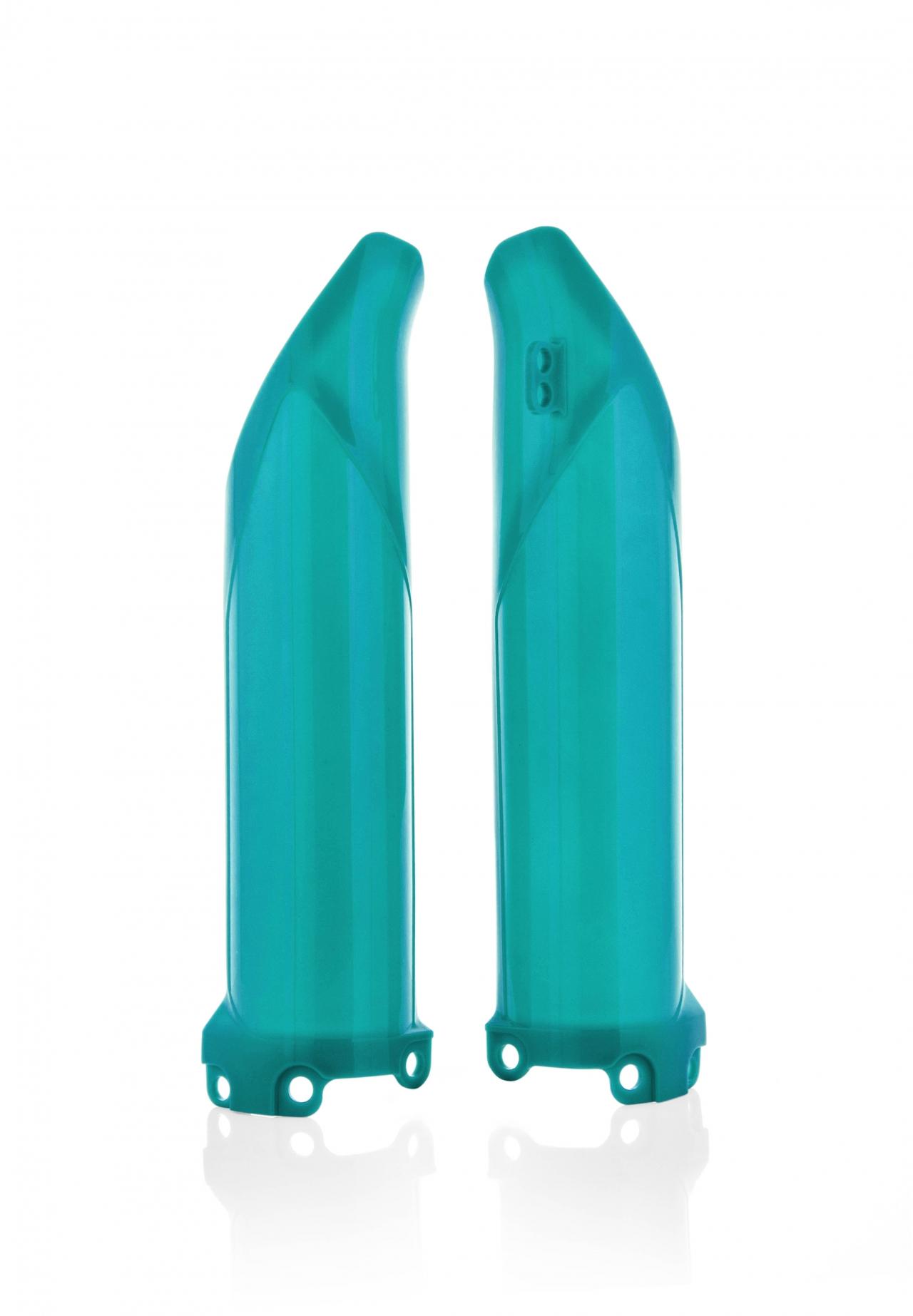 Acerbis 0021841.133 - Fork Guards - Kawasaki Kxf250 2017-2025, Kxf450 2016-2025 - Teal