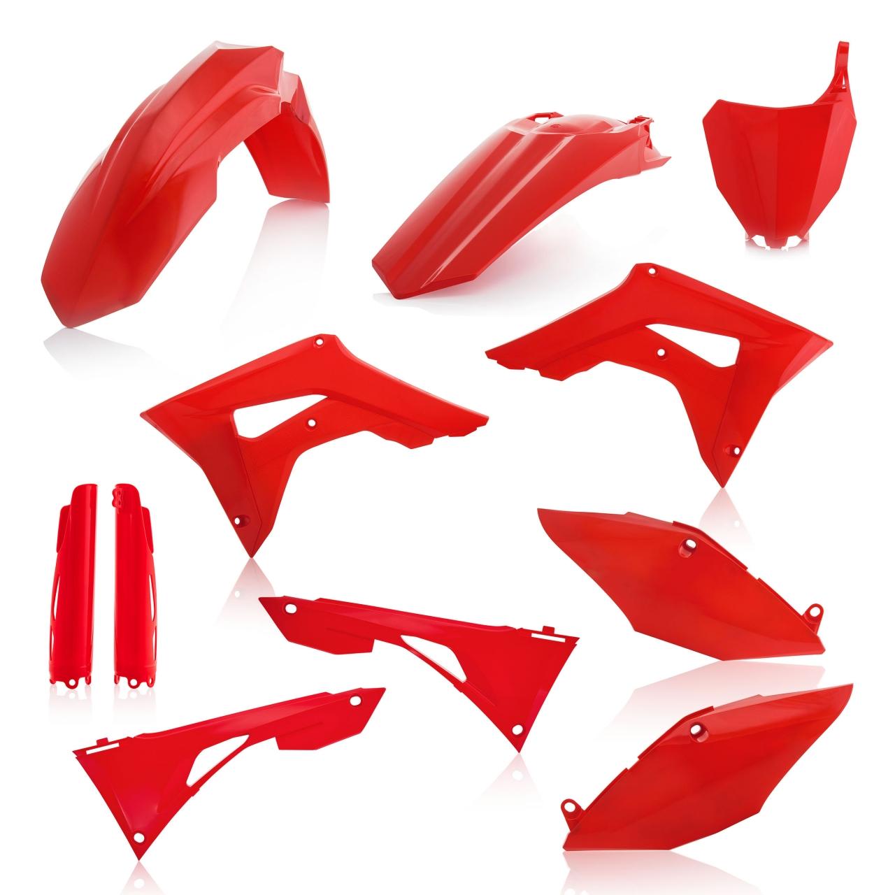 Acerbis Red 0023615.110 - Full Plastics Kit - Honda Crf250r 2019-21, Crf450r 2019-20