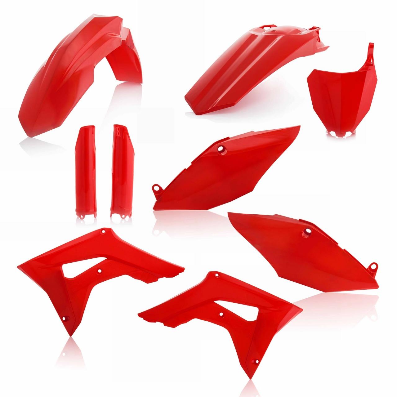 0022385.110 - Acerbis Full Plastics Kit - Honda CRF250R 2018, CRF450R 2017-18 - Red
