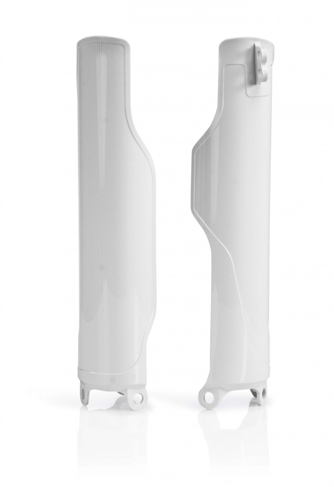 Acerbis White 0011623.030 - Fork Guards - Honda Cr 125/250 2004-07, Crf 250/450R 2004-17