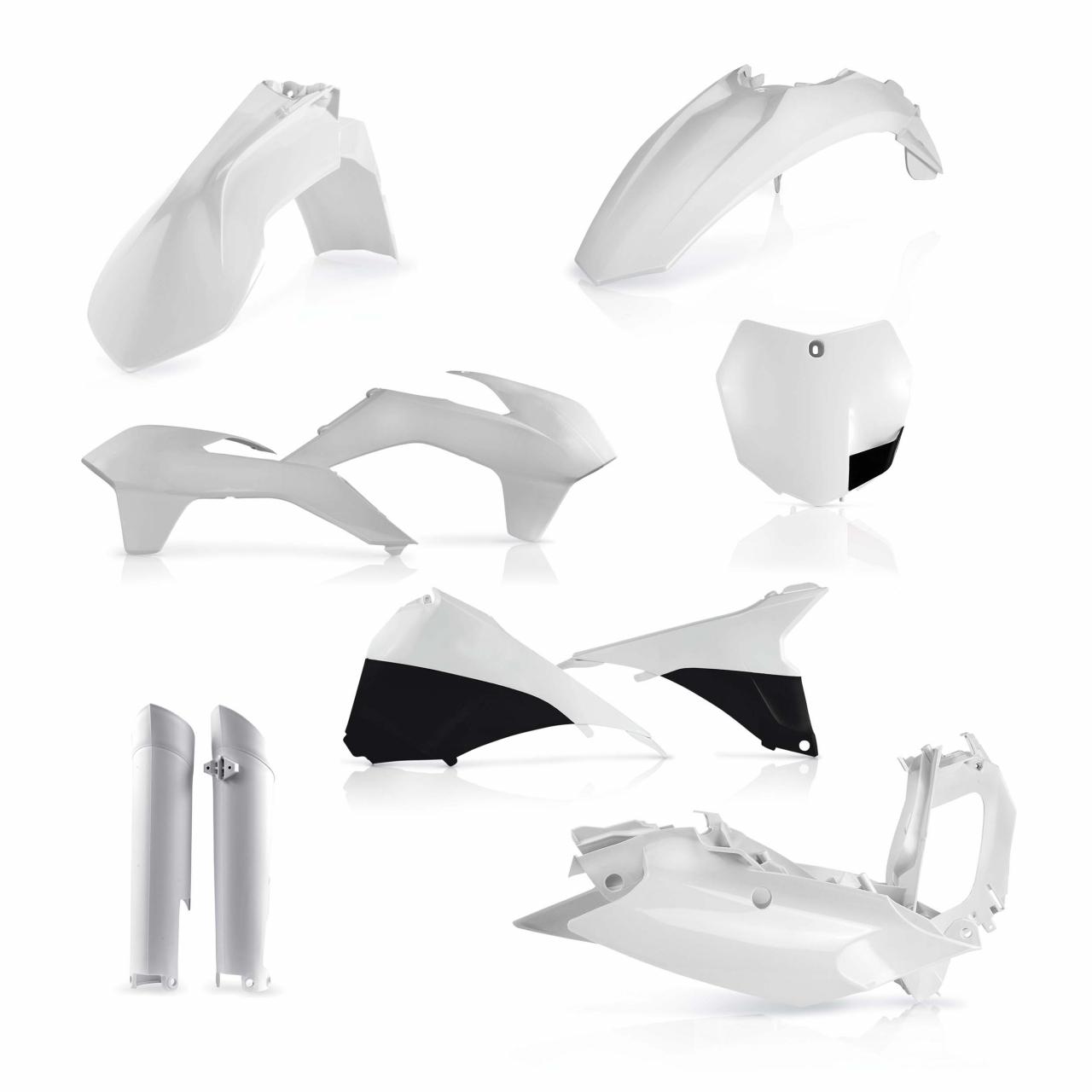 0016874.030 - Acerbis Full Plastics Kit - KTM SX 125/150/250 & SXF 250/450/505 2013-14 - White