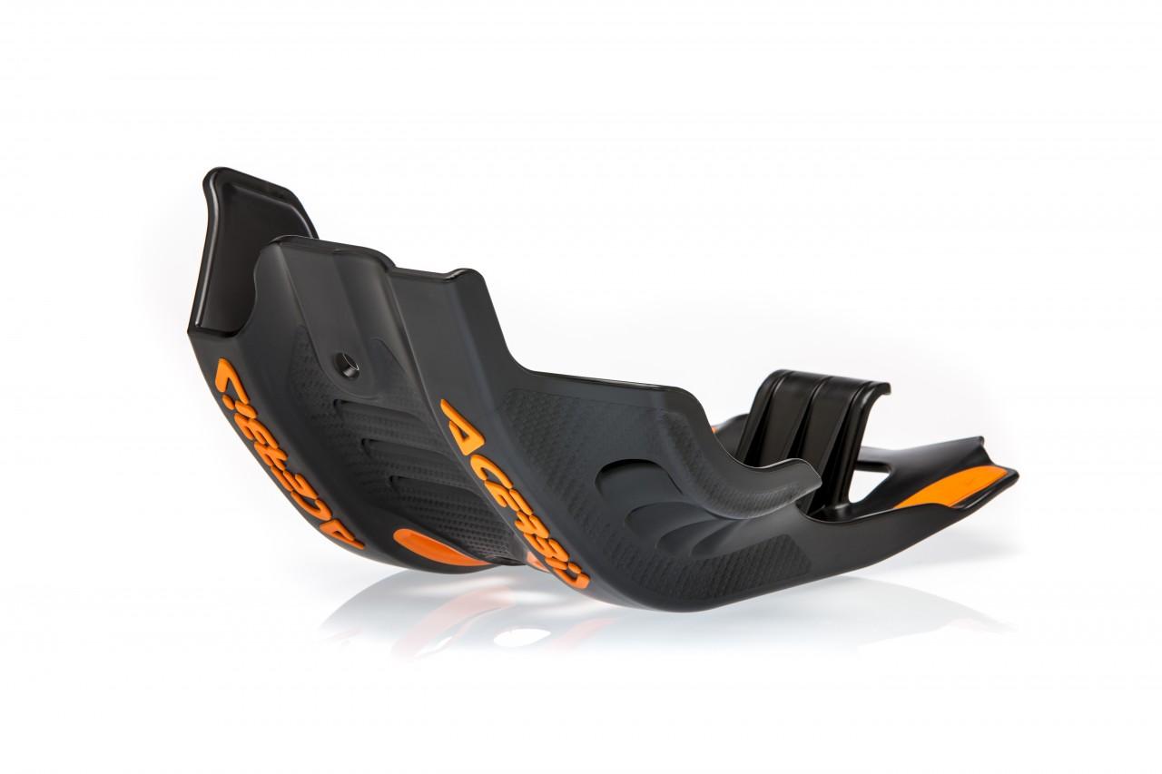 0024253.313 - Acerbis Skid Plate - KTM EXC-F 450/500 & XCF-W 500 2020-23 - Black/ Orange