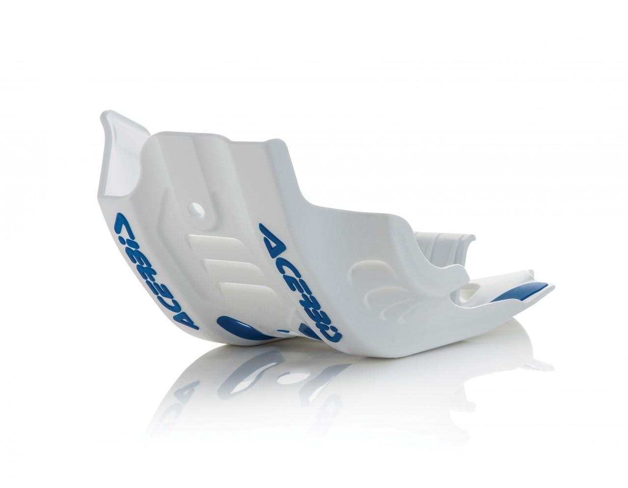 0024254.232 - Acerbis Skid Plate - Husqvarna FE 450/501 2020-23 - White/ Blue