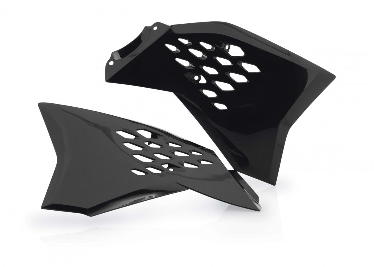 Acerbis Black 0016361.090 - Radiator Scoops - Ktm Sx65 2009-15