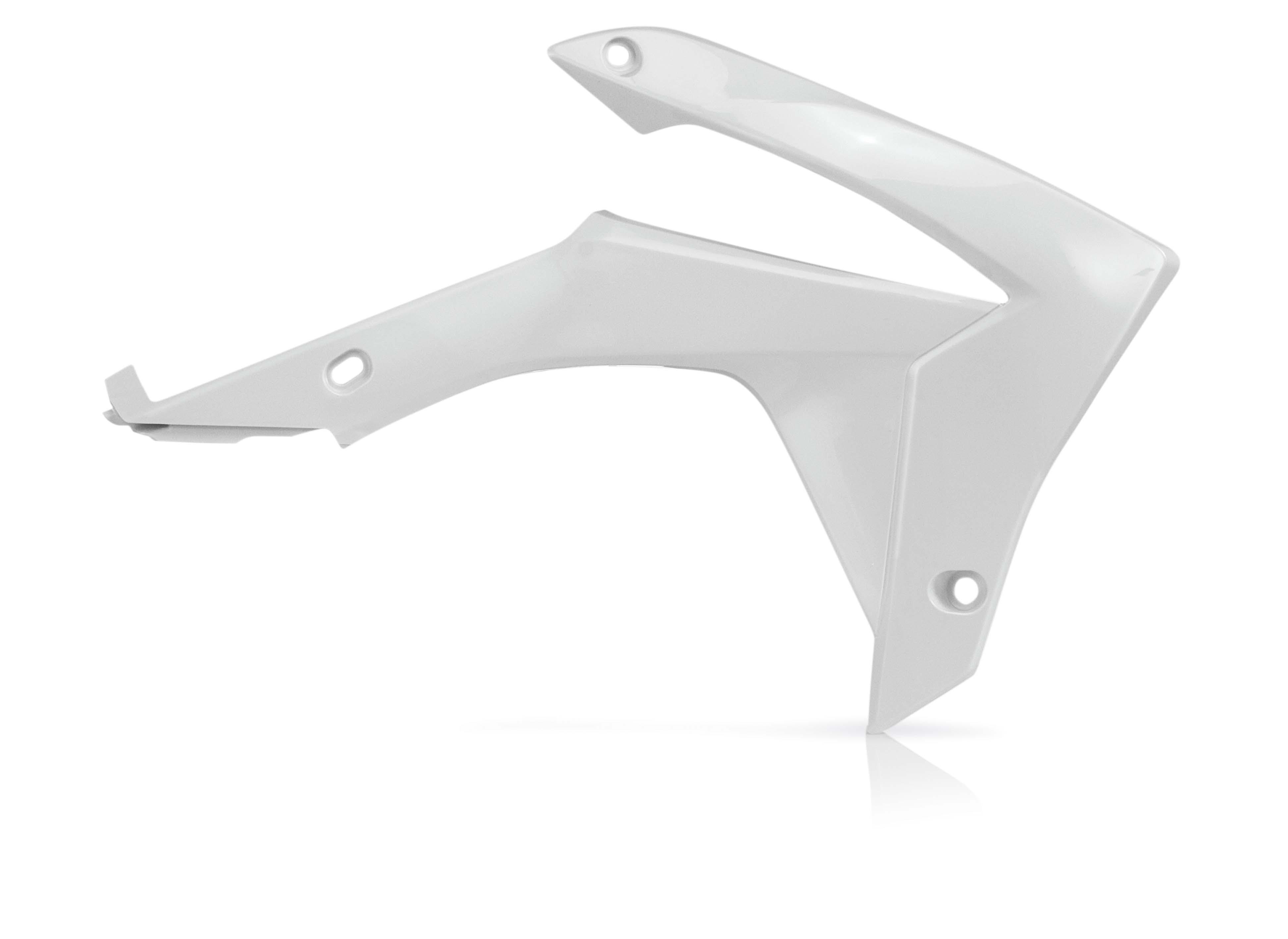 Acerbis White 0016890.030 - Radiator Scoops - Honda Crf250r 2014-17, Crf450r 2013-16
